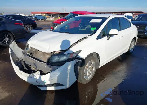 2013 Honda Civic Lx из США, поврежденный, VIN 19XFB2F53DE069927